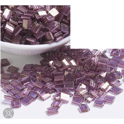 Tila - Light Amethyst Gold luster ( 50 pces )